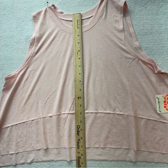 Free People FP Movement Women’s Movement Temp Muscle Tee Small Pink - Picture 5 of 8